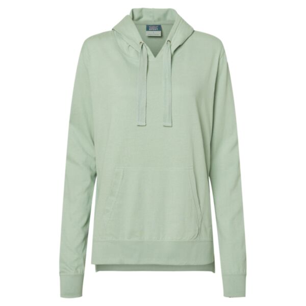 Women's Sueded Jersey Hooded Sweatshirt Thumbnail