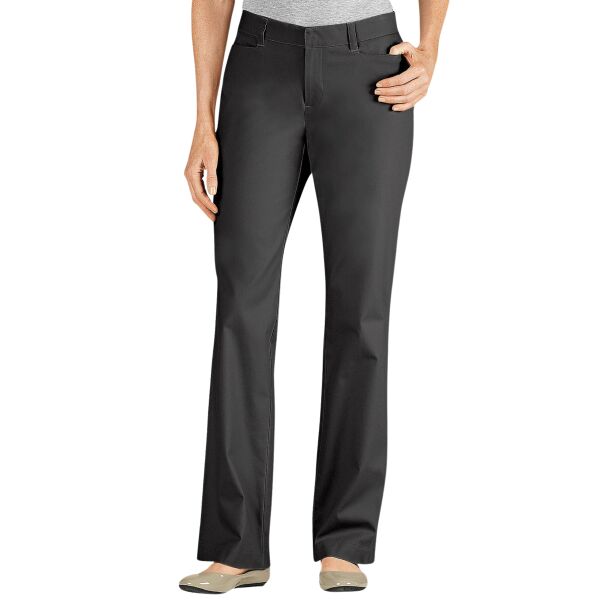 Ladies' Curvy Fit Straight Leg Flat Front Pant Thumbnail