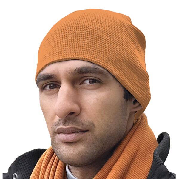 USA Made 8" Cotton Thermal Beanie Thumbnail