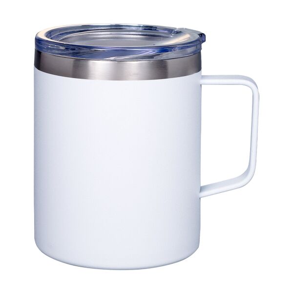 12oz Vacuum Insulated Coffee Mug With Handle In Mailer Thumbnail