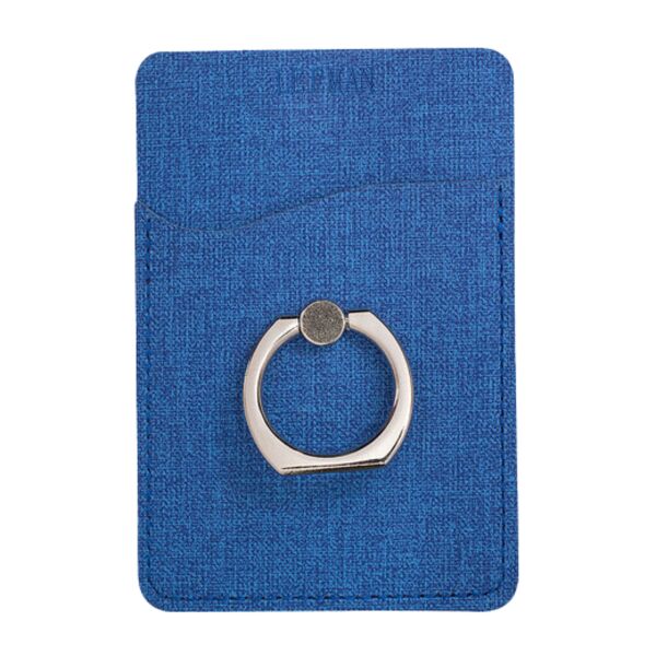 RFID Phone Pocket With Metal Ring Phone Stand Thumbnail