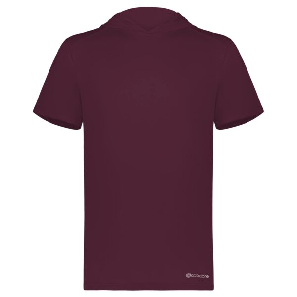 Adult Short Sleeve Hoodie Powered by Coolcore Thumbnail