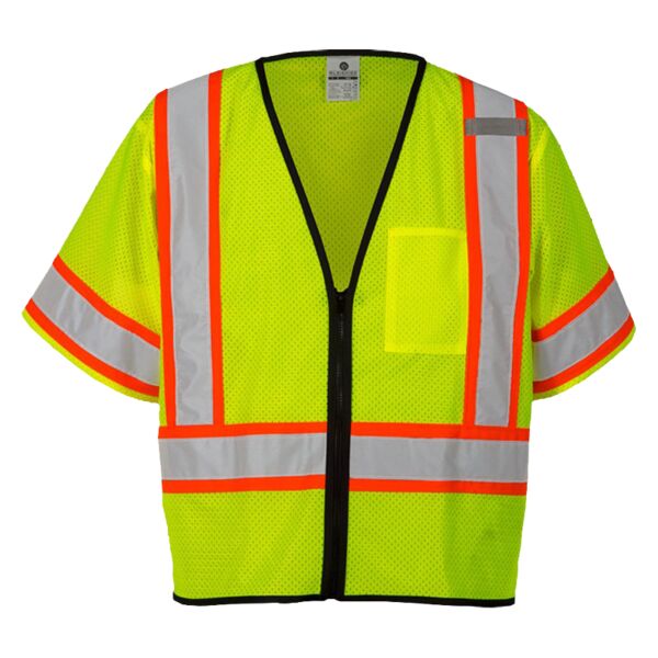 Unisex Class 3 Mesh Zippered Vest Thumbnail