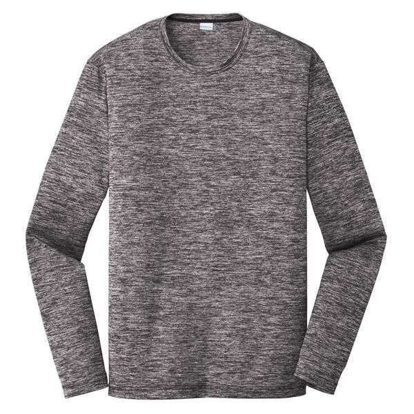 PosiCharge ® Long Sleeve Electric Heather Tee Thumbnail