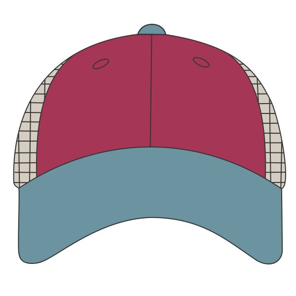 Tri-Color Trucker Cap Thumbnail