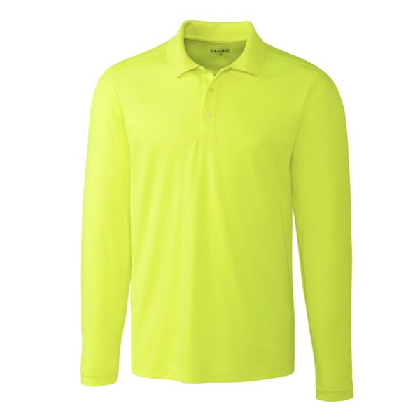 Spin Eco Performance Long Sleeve Mens Polo Thumbnail