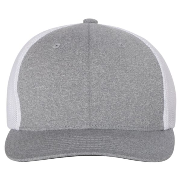 Melange Trucker Cap With Mesh Back Thumbnail
