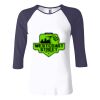 Ladies' Baby Rib Three-QuarterSleeve Contrast Raglan T-Shirt Thumbnail