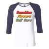 Ladies' Baby Rib Three-QuarterSleeve Contrast Raglan T-Shirt Thumbnail