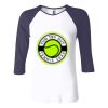 Ladies' Baby Rib Three-QuarterSleeve Contrast Raglan T-Shirt Thumbnail