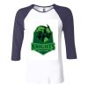 Ladies' Baby Rib Three-QuarterSleeve Contrast Raglan T-Shirt Thumbnail