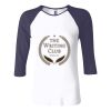 Ladies' Baby Rib Three-QuarterSleeve Contrast Raglan T-Shirt Thumbnail
