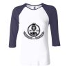 Ladies' Baby Rib Three-QuarterSleeve Contrast Raglan T-Shirt Thumbnail