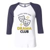 Ladies' Baby Rib Three-QuarterSleeve Contrast Raglan T-Shirt Thumbnail