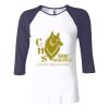 Ladies' Baby Rib Three-QuarterSleeve Contrast Raglan T-Shirt Thumbnail