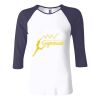 Ladies' Baby Rib Three-QuarterSleeve Contrast Raglan T-Shirt Thumbnail