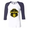 Ladies' Baby Rib Three-QuarterSleeve Contrast Raglan T-Shirt Thumbnail