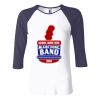 Ladies' Baby Rib Three-QuarterSleeve Contrast Raglan T-Shirt Thumbnail