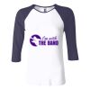 Ladies' Baby Rib Three-QuarterSleeve Contrast Raglan T-Shirt Thumbnail