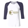 Ladies' Baby Rib Three-QuarterSleeve Contrast Raglan T-Shirt Thumbnail
