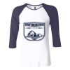 Ladies' Baby Rib Three-QuarterSleeve Contrast Raglan T-Shirt Thumbnail