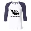 Ladies' Baby Rib Three-QuarterSleeve Contrast Raglan T-Shirt Thumbnail