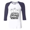 Ladies' Baby Rib Three-QuarterSleeve Contrast Raglan T-Shirt Thumbnail