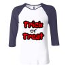 Ladies' Baby Rib Three-QuarterSleeve Contrast Raglan T-Shirt Thumbnail