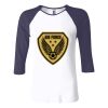 Ladies' Baby Rib Three-QuarterSleeve Contrast Raglan T-Shirt Thumbnail