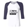 Ladies' Baby Rib Three-QuarterSleeve Contrast Raglan T-Shirt Thumbnail