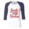 Ladies' Baby Rib Three-QuarterSleeve Contrast Raglan T-Shirt Thumbnail