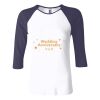 Ladies' Baby Rib Three-QuarterSleeve Contrast Raglan T-Shirt Thumbnail