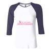 Ladies' Baby Rib Three-QuarterSleeve Contrast Raglan T-Shirt Thumbnail