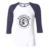 Ladies' Baby Rib Three-QuarterSleeve Contrast Raglan T-Shirt Thumbnail