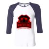 Ladies' Baby Rib Three-QuarterSleeve Contrast Raglan T-Shirt Thumbnail