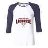 Ladies' Baby Rib Three-QuarterSleeve Contrast Raglan T-Shirt Thumbnail