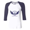 Ladies' Baby Rib Three-QuarterSleeve Contrast Raglan T-Shirt Thumbnail