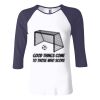 Ladies' Baby Rib Three-QuarterSleeve Contrast Raglan T-Shirt Thumbnail