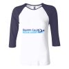 Ladies' Baby Rib Three-QuarterSleeve Contrast Raglan T-Shirt Thumbnail