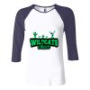 Ladies' Baby Rib Three-QuarterSleeve Contrast Raglan T-Shirt Thumbnail