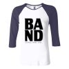 Ladies' Baby Rib Three-QuarterSleeve Contrast Raglan T-Shirt Thumbnail