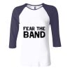 Ladies' Baby Rib Three-QuarterSleeve Contrast Raglan T-Shirt Thumbnail
