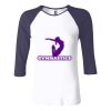 Ladies' Baby Rib Three-QuarterSleeve Contrast Raglan T-Shirt Thumbnail