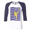 Ladies' Baby Rib Three-QuarterSleeve Contrast Raglan T-Shirt Thumbnail